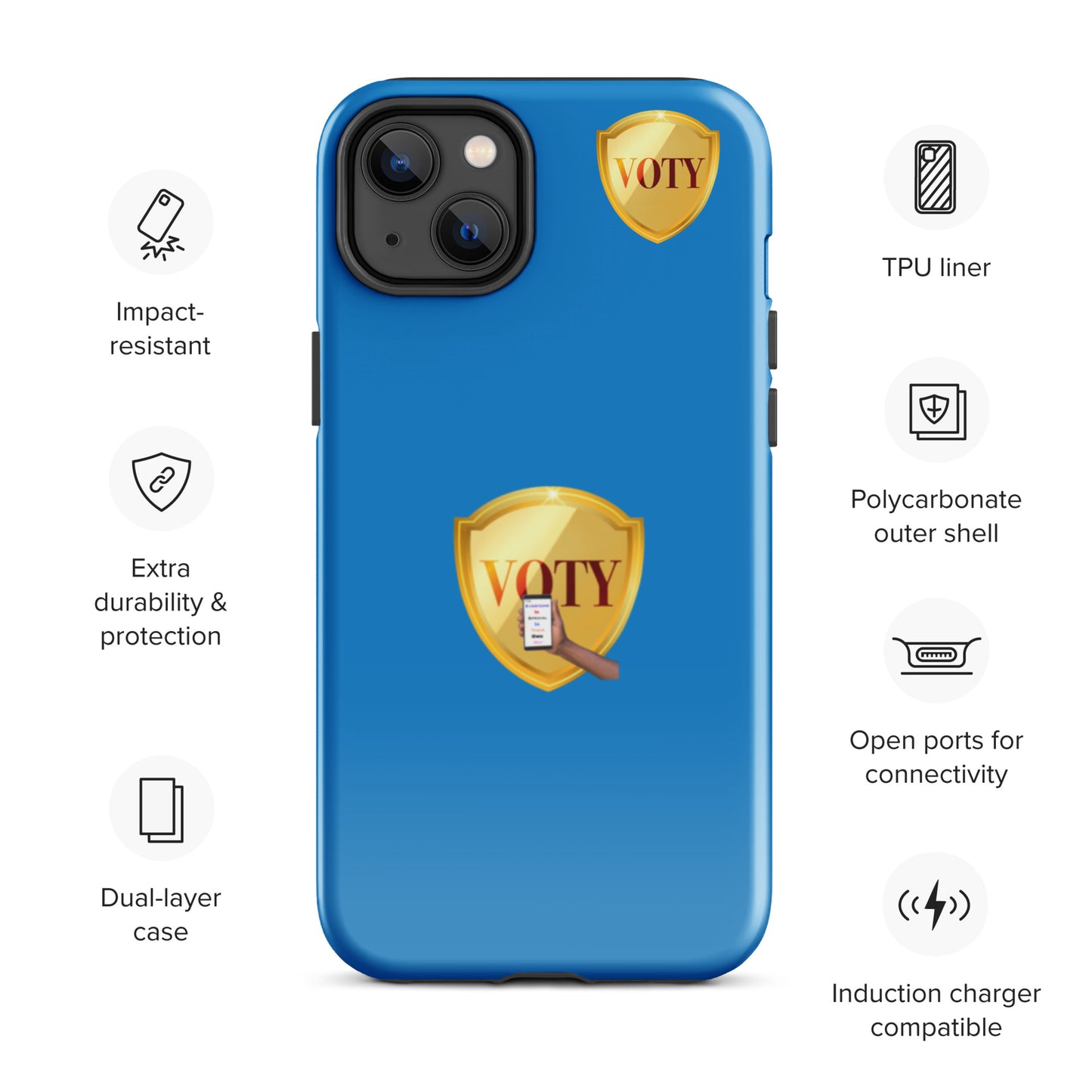 VOTY Tough Case for iPhone 14s