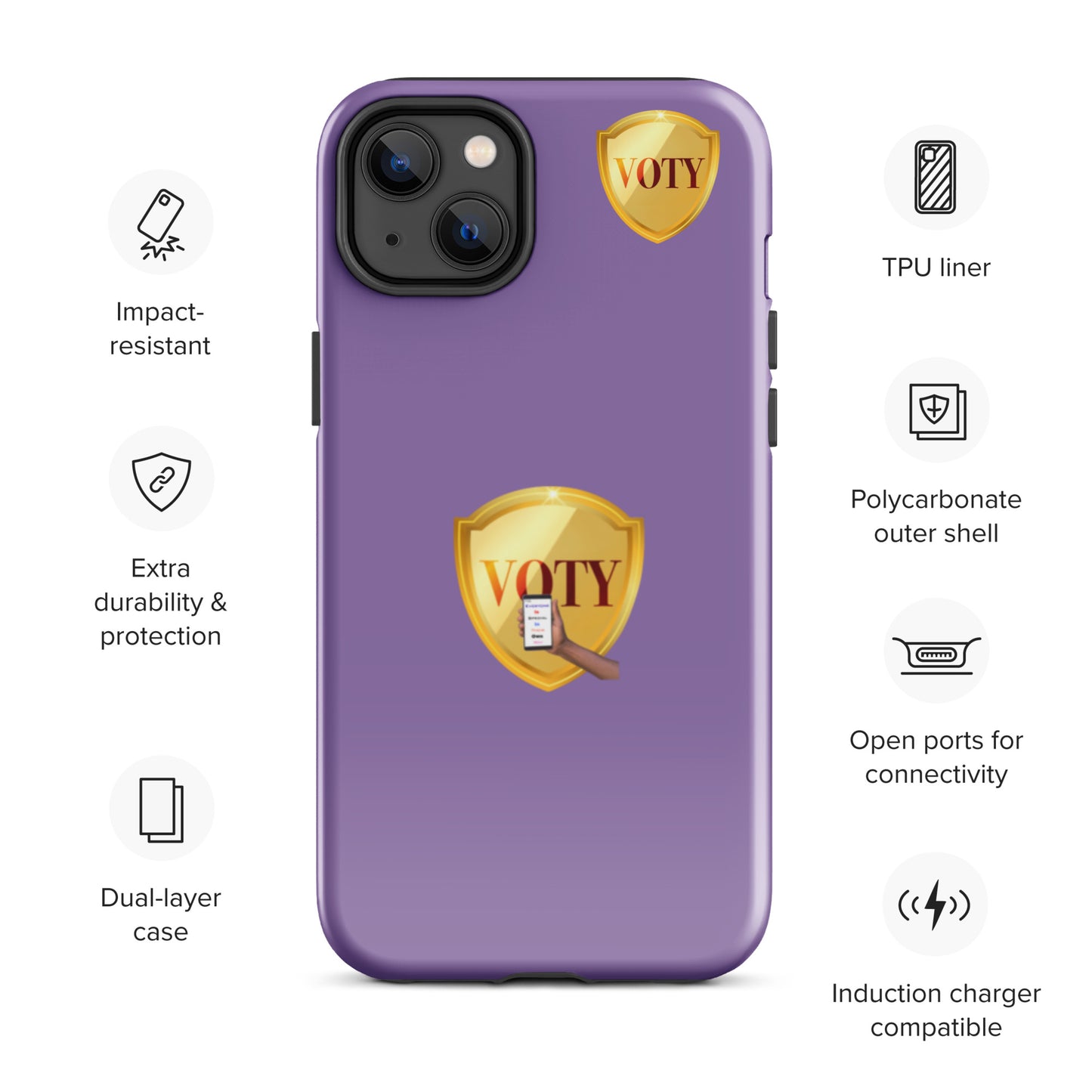VOTY Tough Case for iPhone 14s