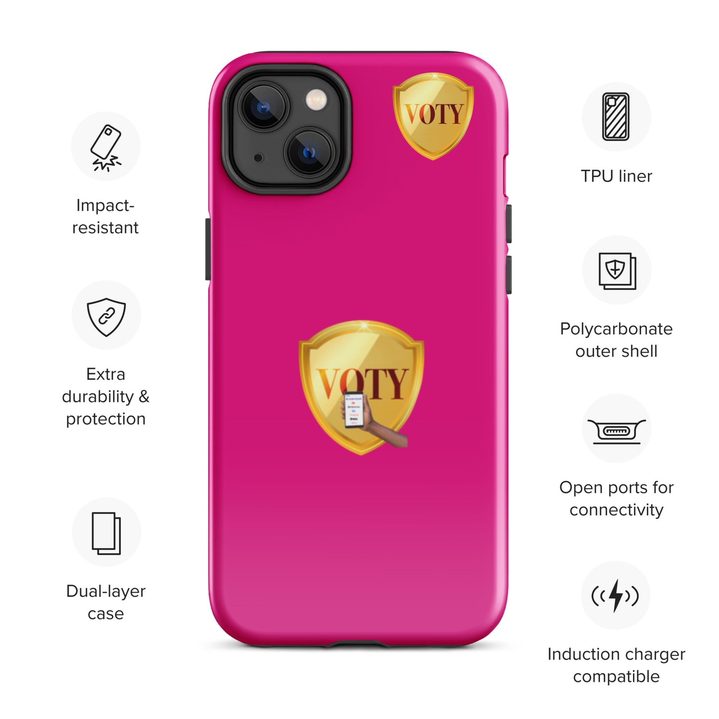 VOTY Tough Case for iPhone 14s