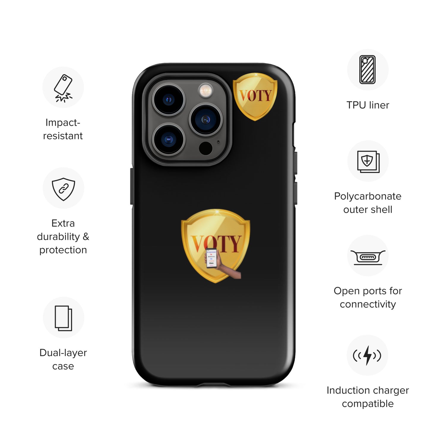 VOTY Tough Case for iPhone 14s