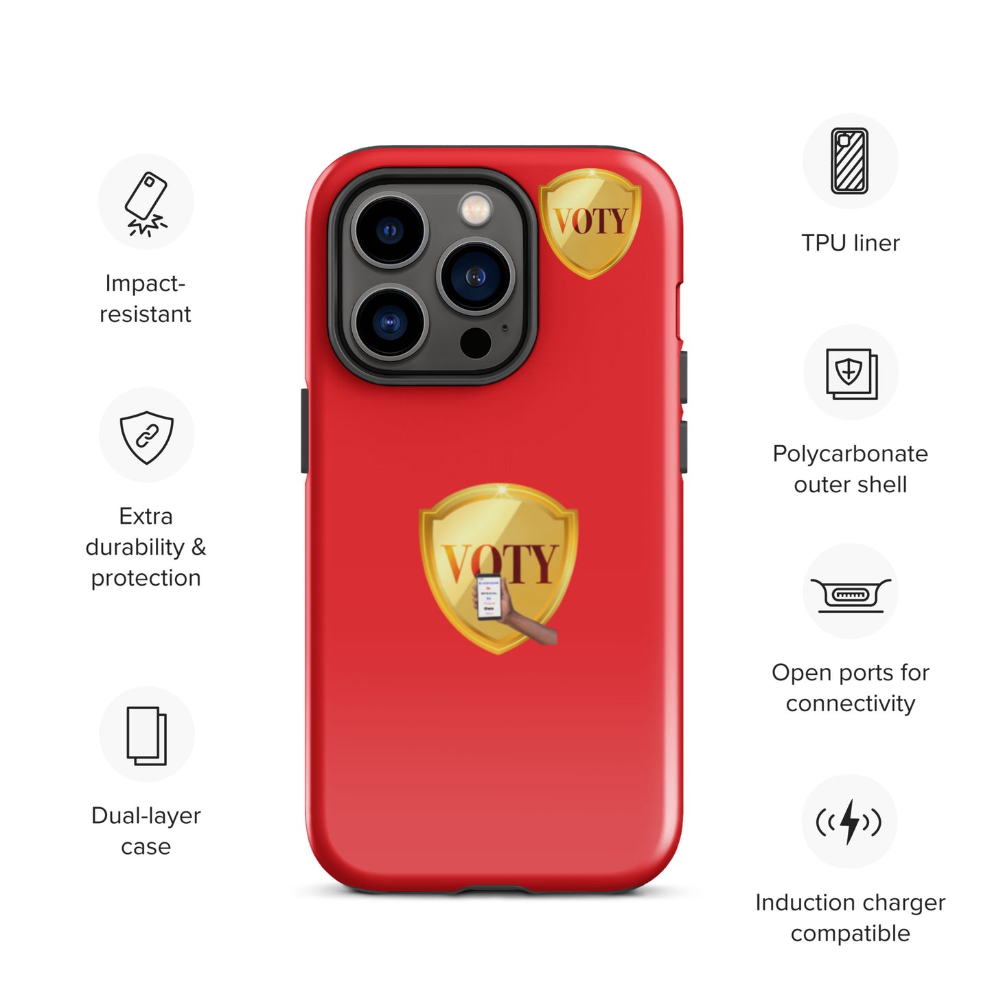 VOTY Tough Case for iPhone 14s