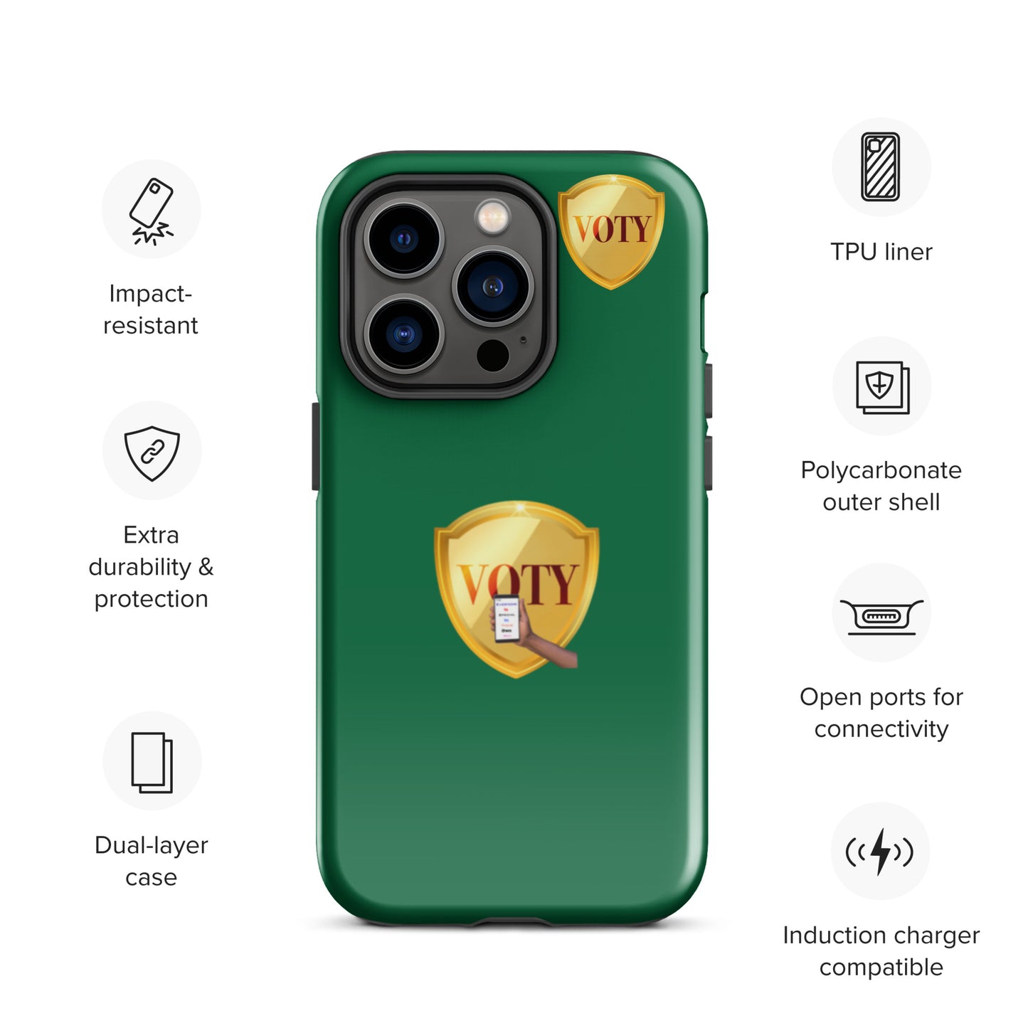 VOTY Tough Case for iPhone 14s