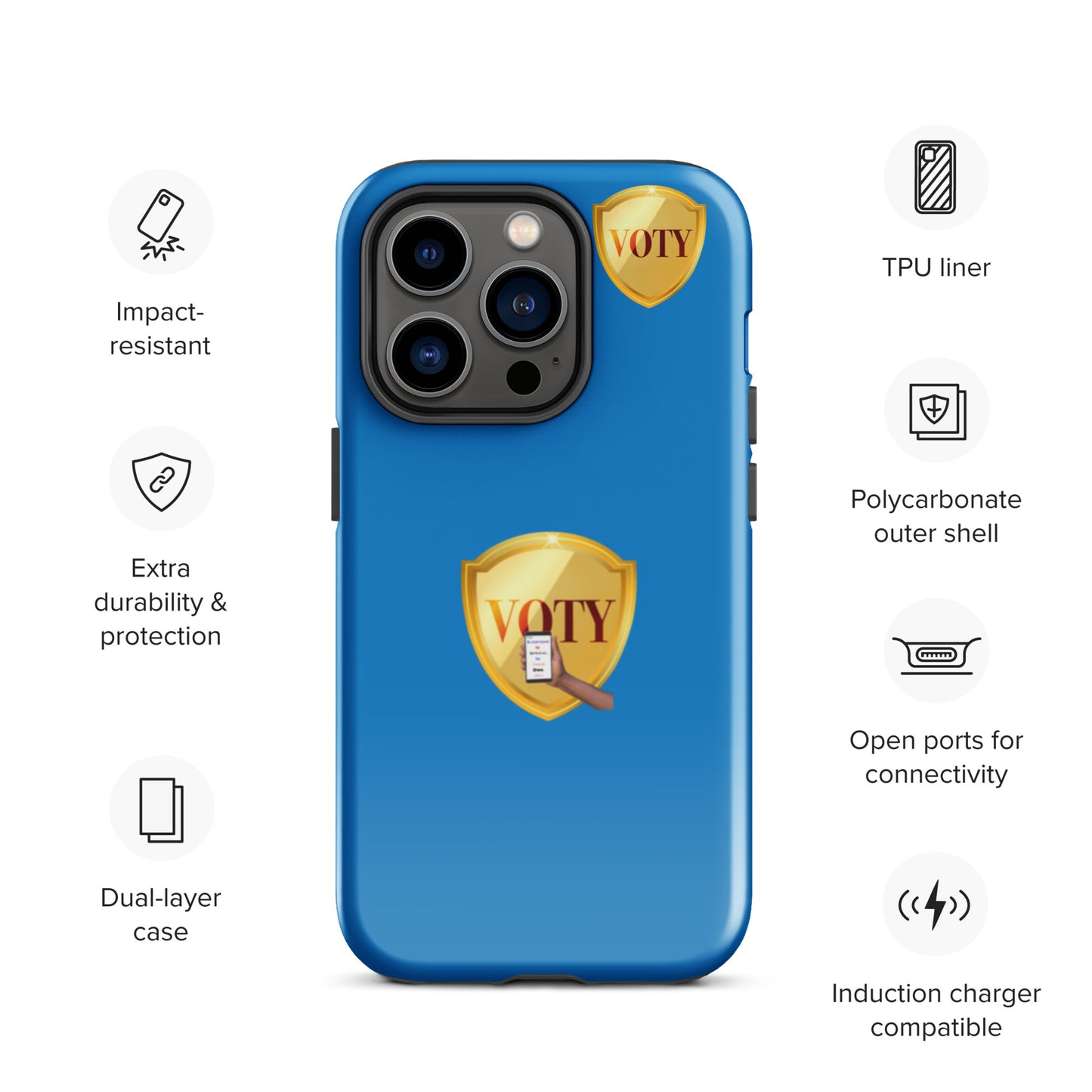 VOTY Tough Case for iPhone 14s