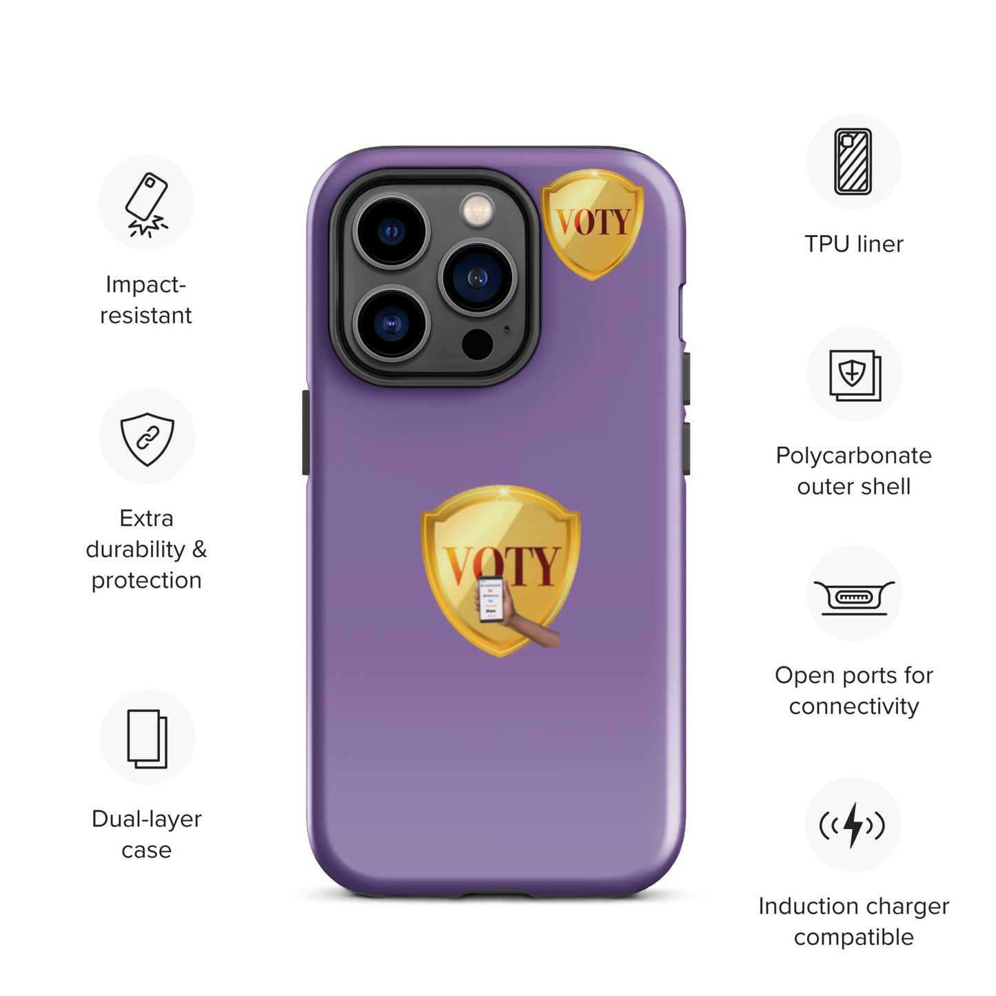 VOTY Tough Case for iPhone 14s