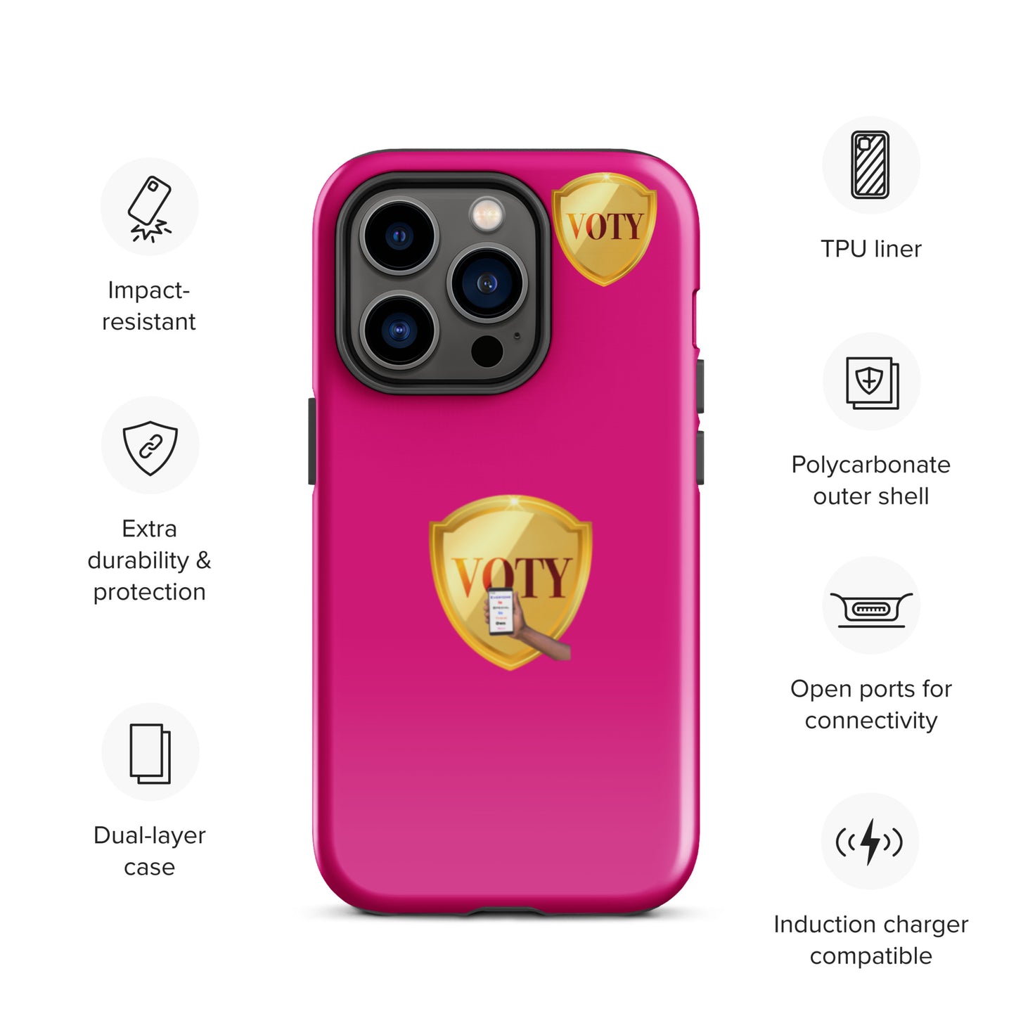 VOTY Tough Case for iPhone 14s