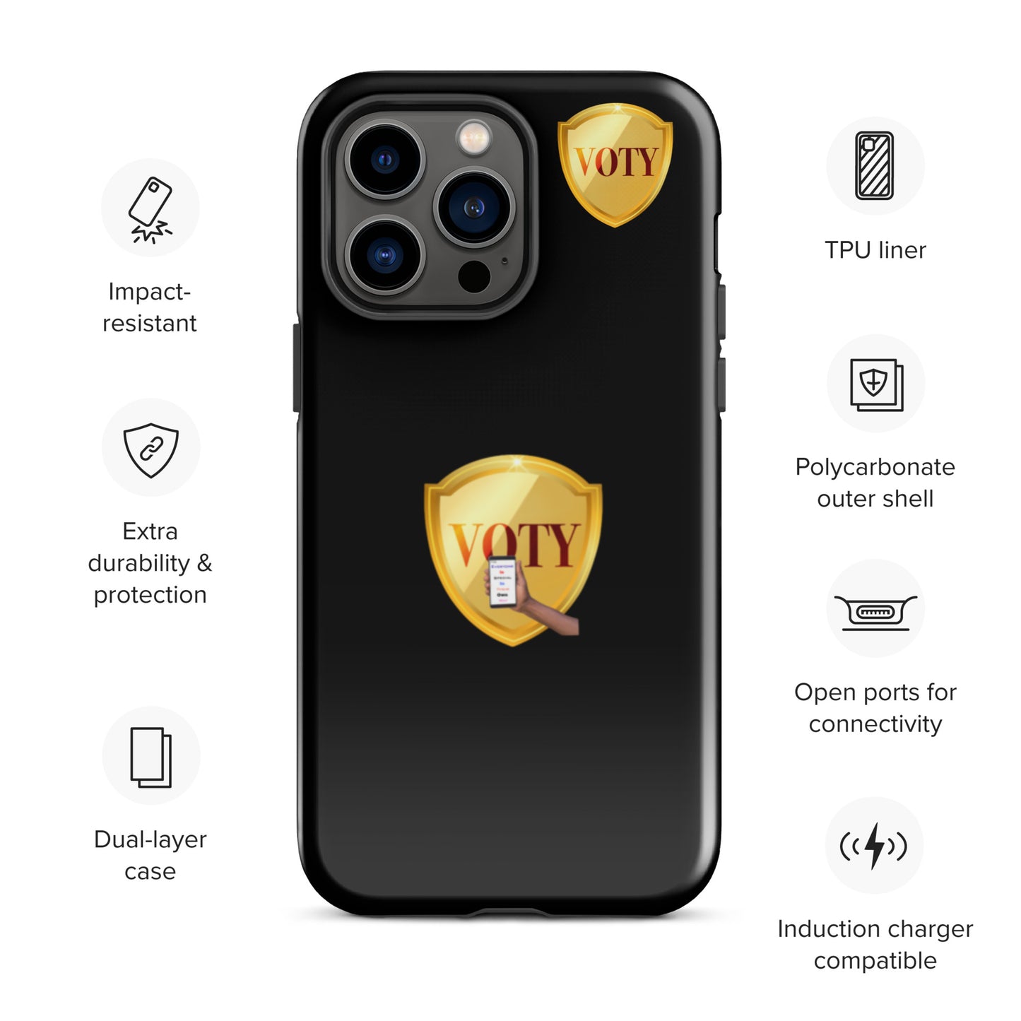 VOTY Tough Case for iPhone 14s