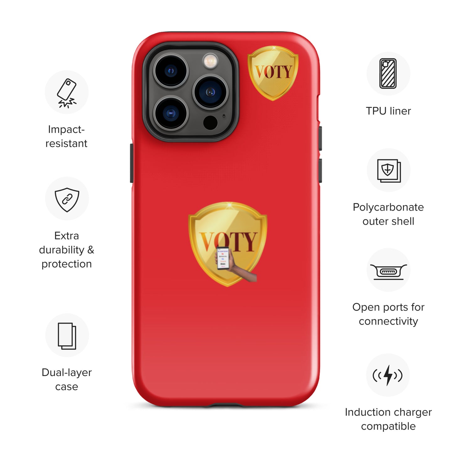 VOTY Tough Case for iPhone 14s