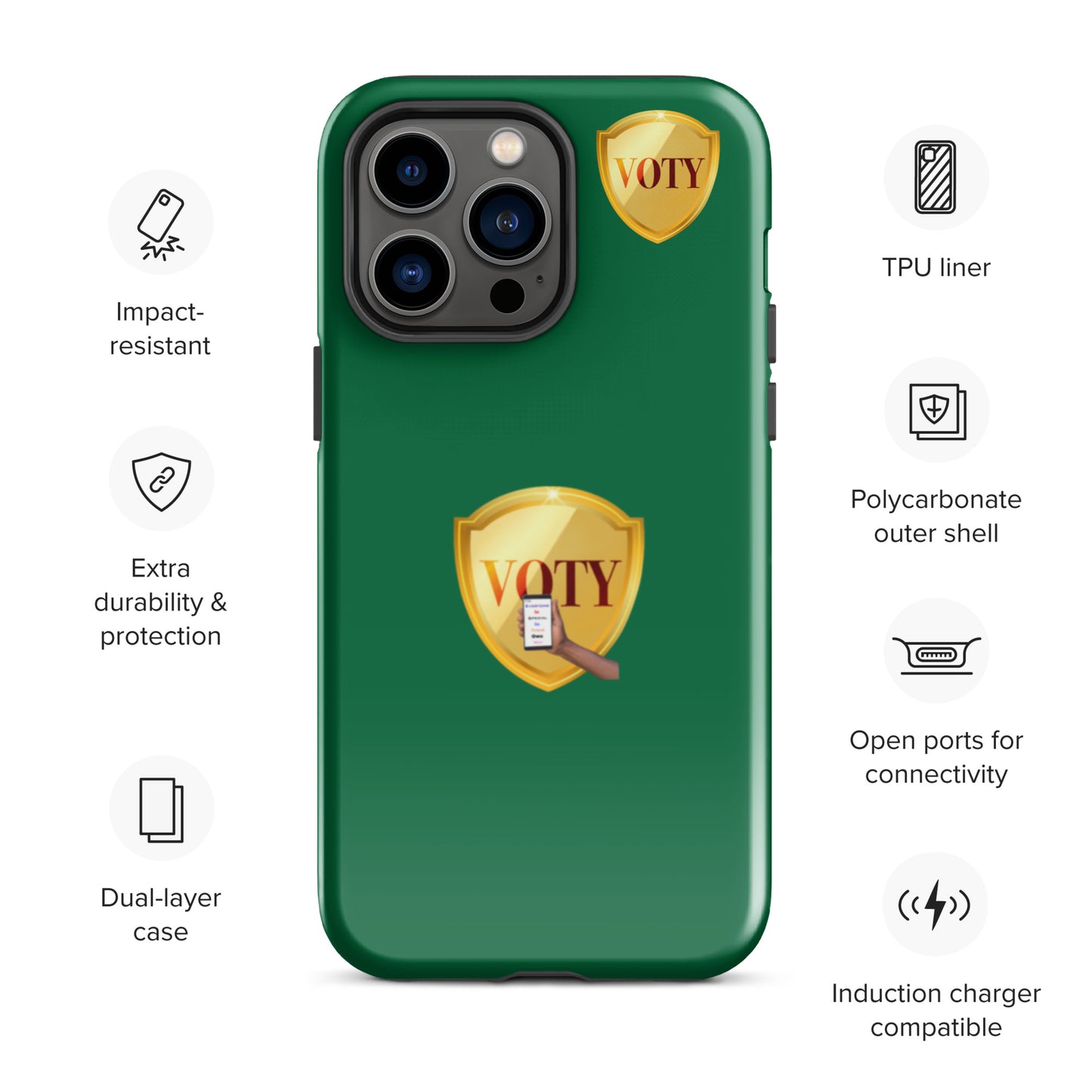 VOTY Tough Case for iPhone 14s