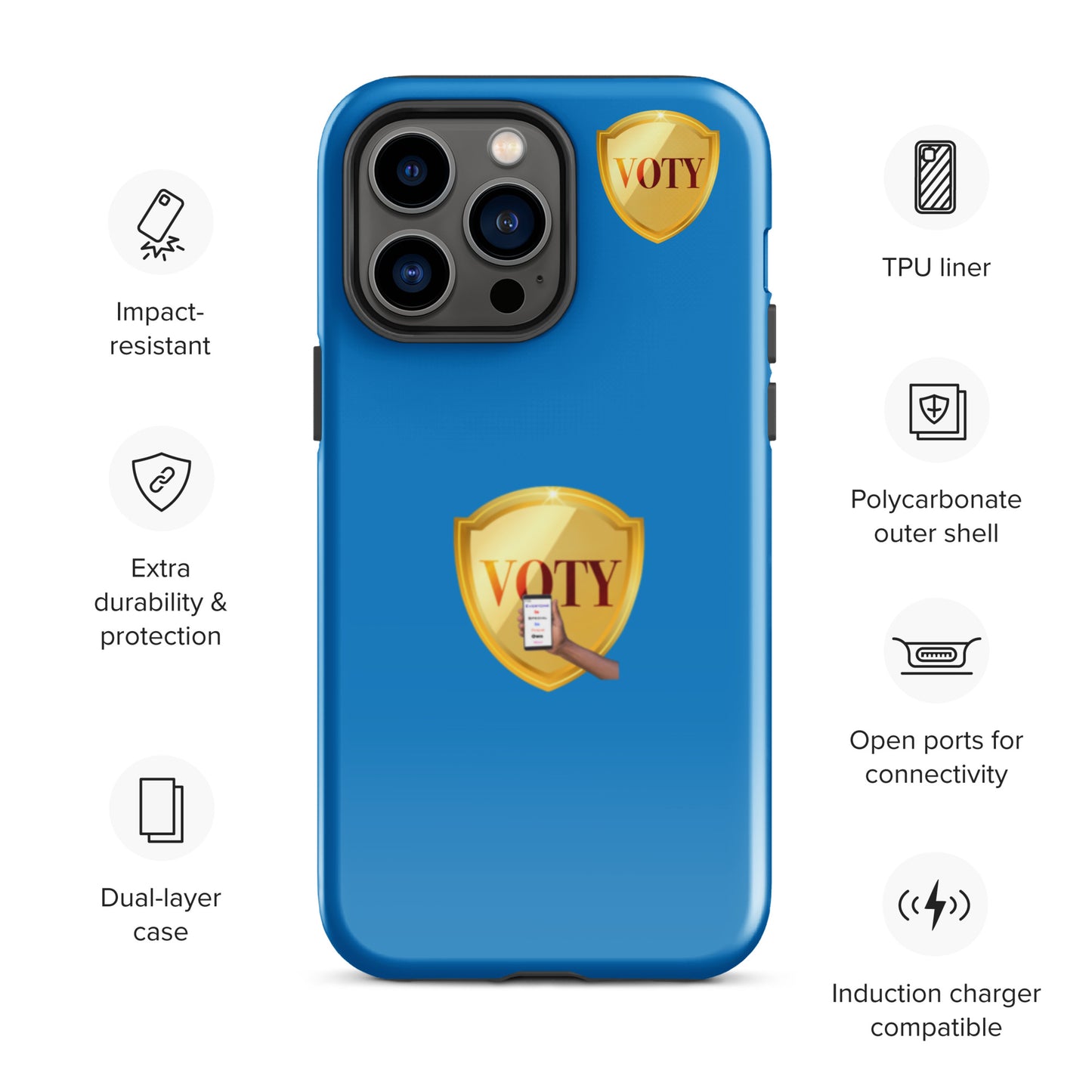 VOTY Tough Case for iPhone 14s